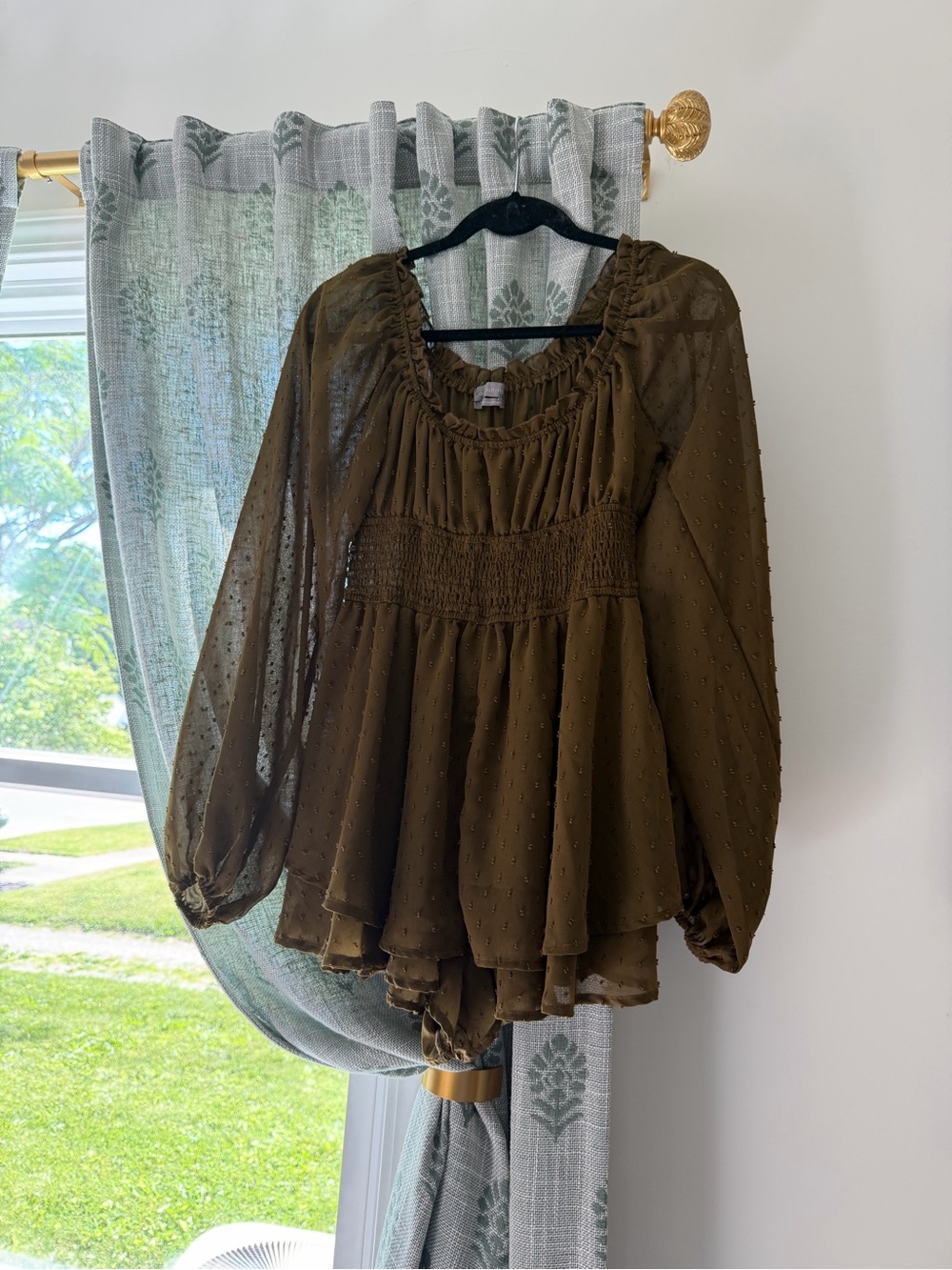 Urban Outfitters Smocked Romper